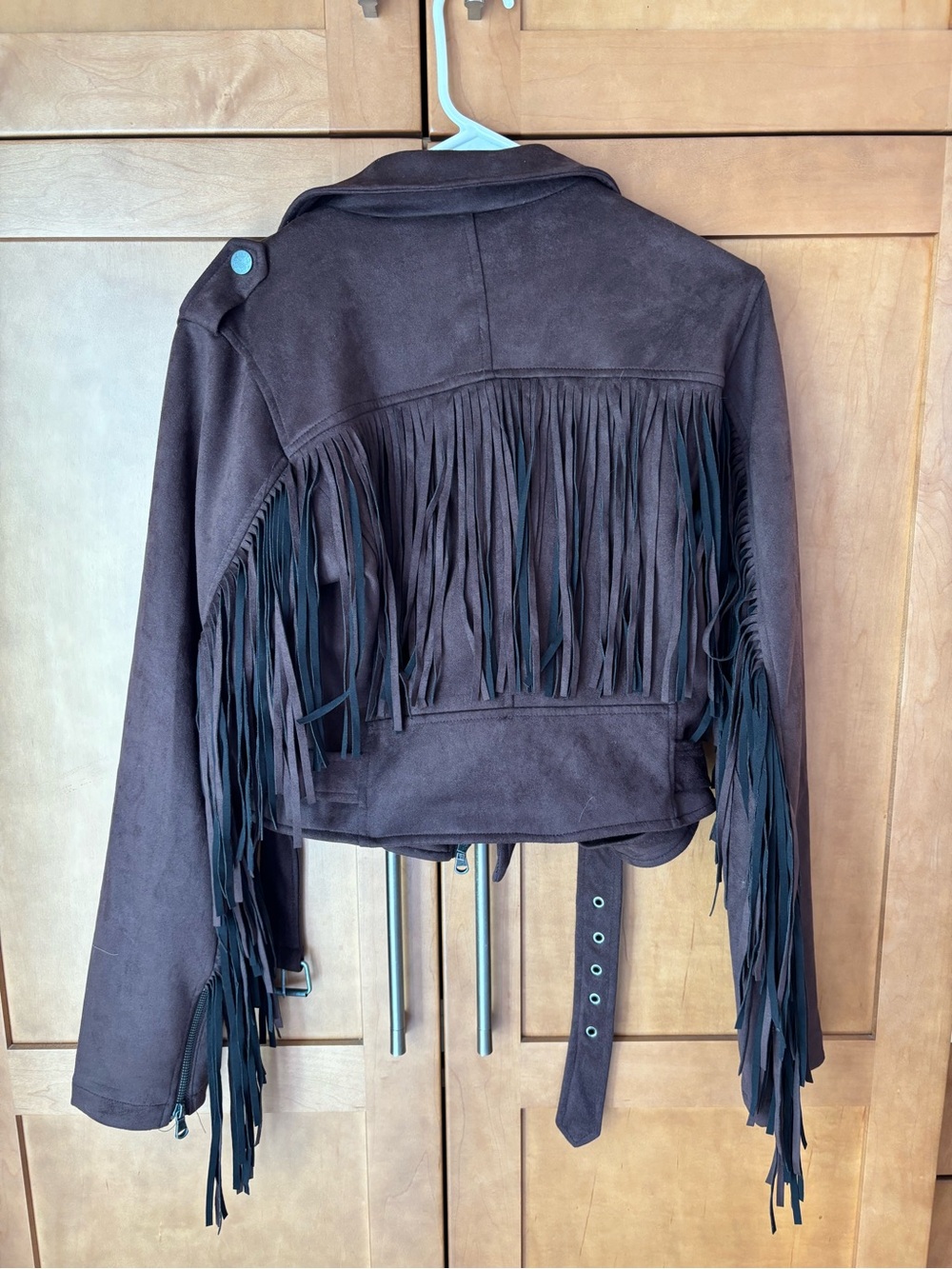 Fringe faux suede NWT Windsor jacket